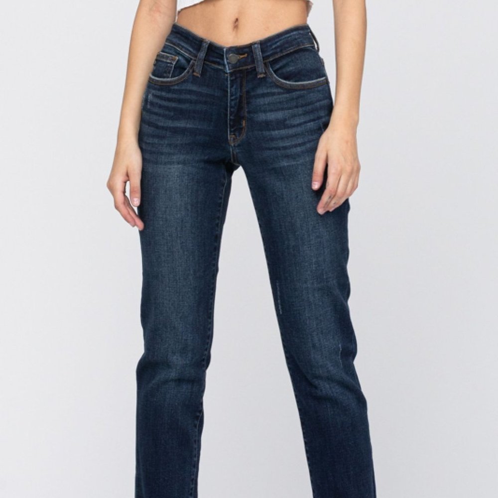 Judy Blue Mid Rise Skinny Plus Size Jeans